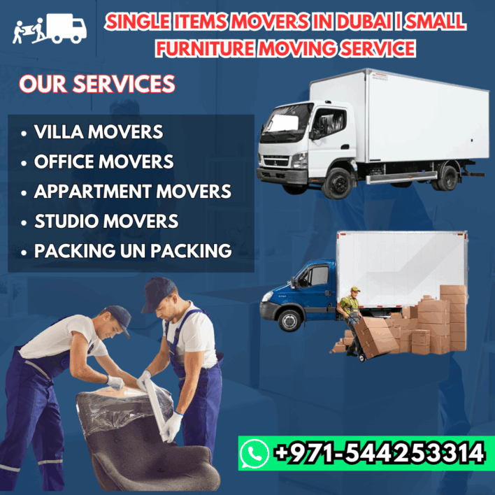 Single Items Movers in Dubai
