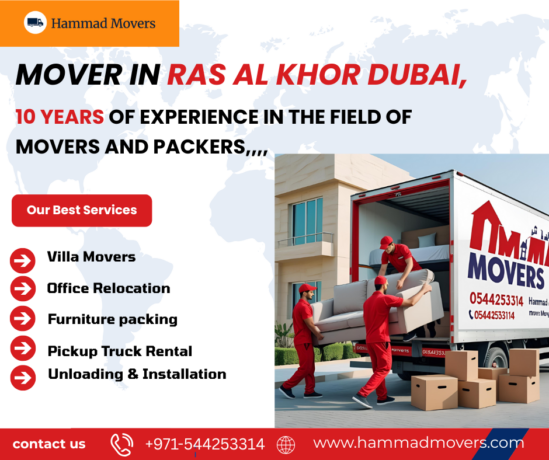 Furniture Movers and Packers in Ras Al Khor Industrial Area 1