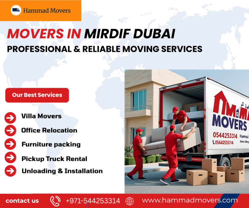 Movers in Mirdif Dubai